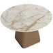 Bronwyn 48 X 29.75 inch Cream / Cognac Dining Table